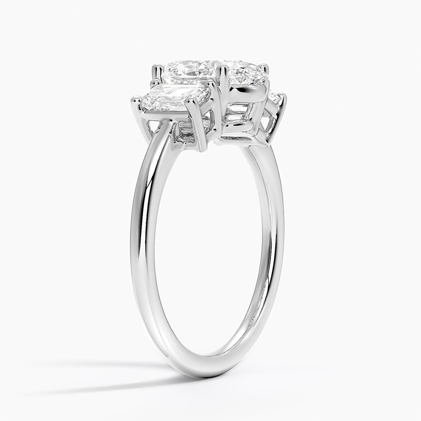 Luxe Rhiannon Three Stone Diamond Ring - Brilliant Earth