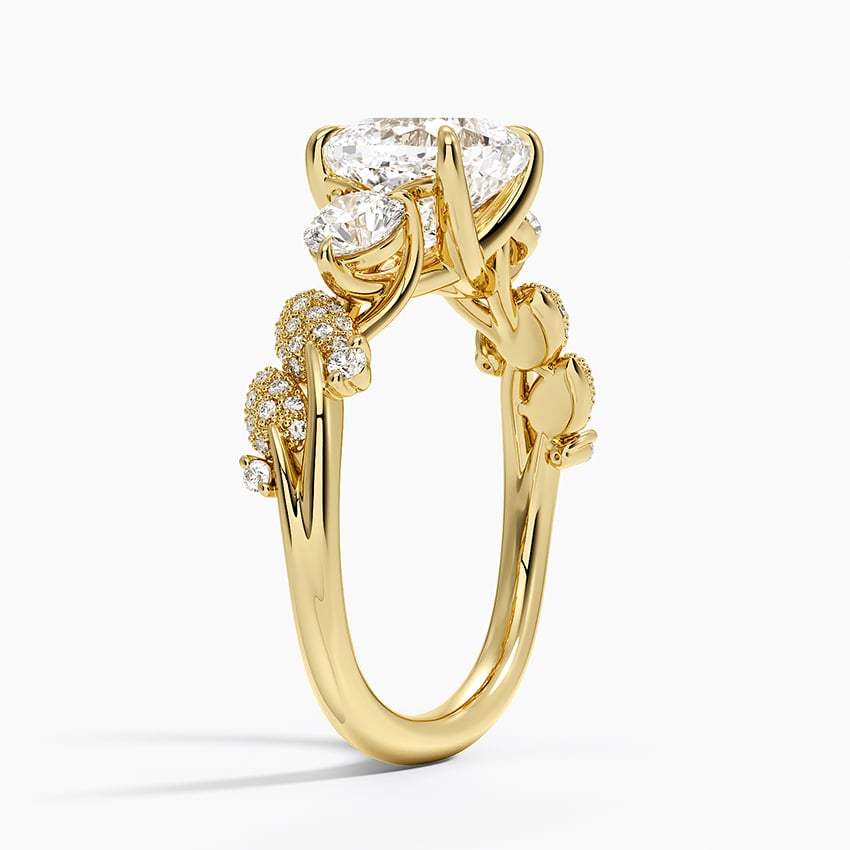 Canopy Three Stone Diamond Ring