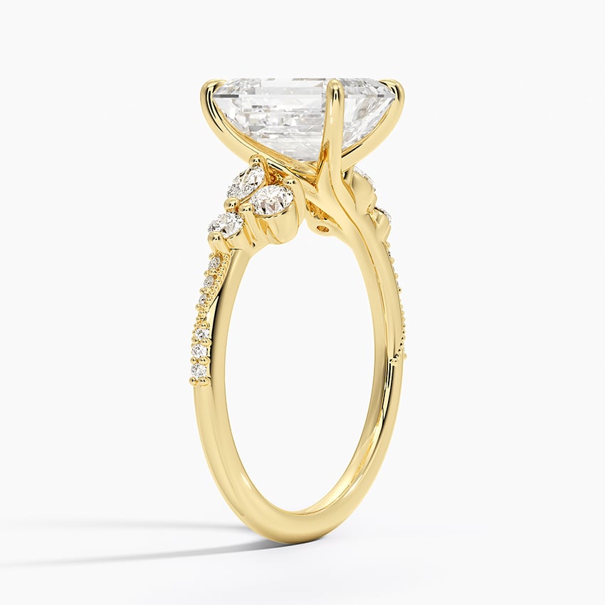 Milgrain Engagement Ring