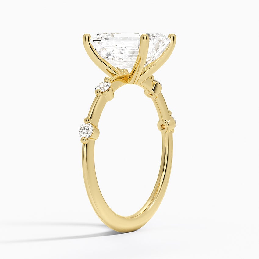 Aimee Diamond Engagement Ring - Spaced Diamond Band