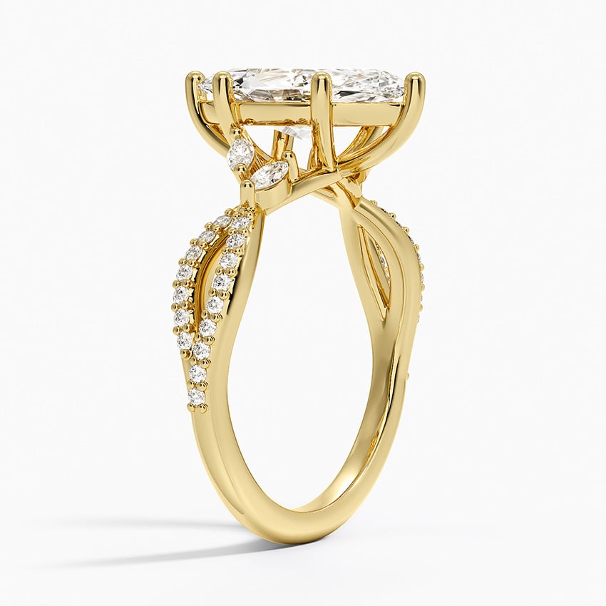 18K Yellow Gold Luxe Willow Diamond Ring (1/4 ct. tw.)