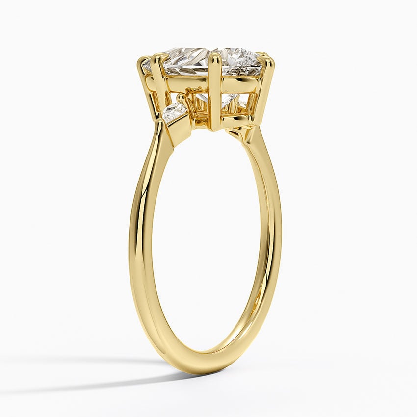 Cometa Three Stone Diamond Ring - Brilliant Earth