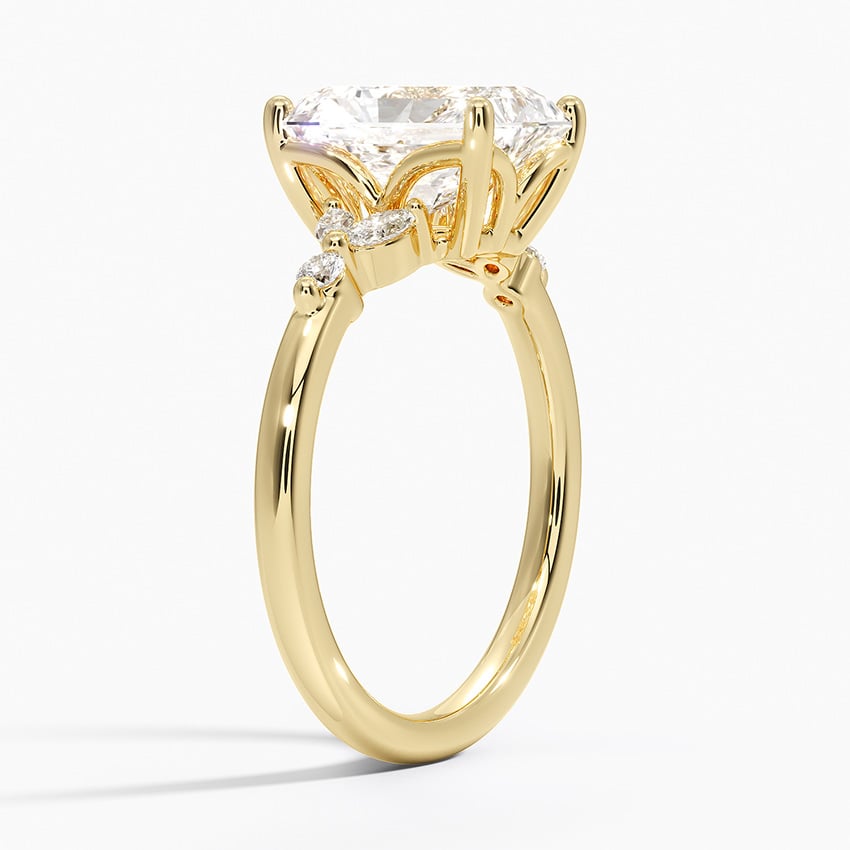 Vintage Floral Engagement Ring