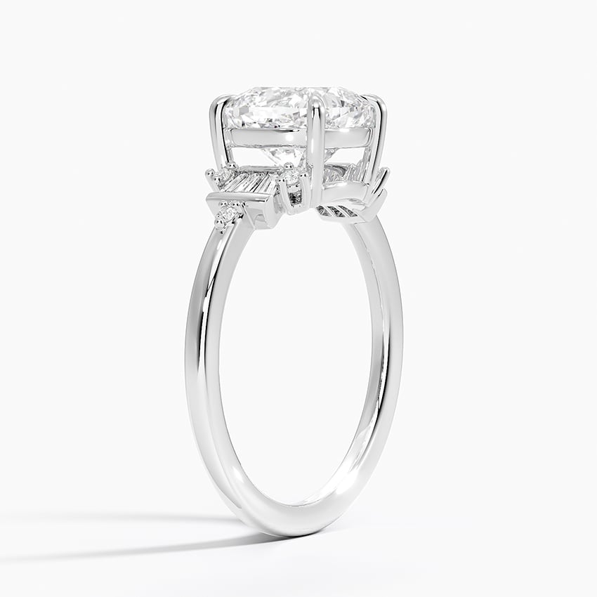 18K White Gold Daphne Art Deco Ring
