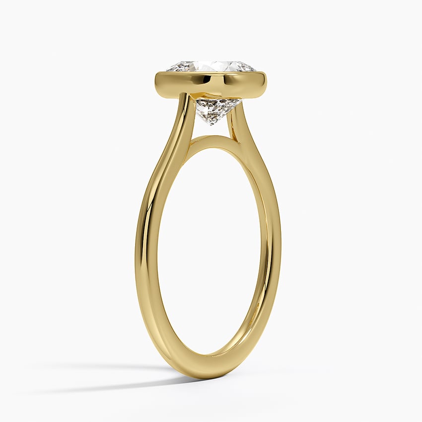 Petite Luna Bezel Ring - Brilliant Earth