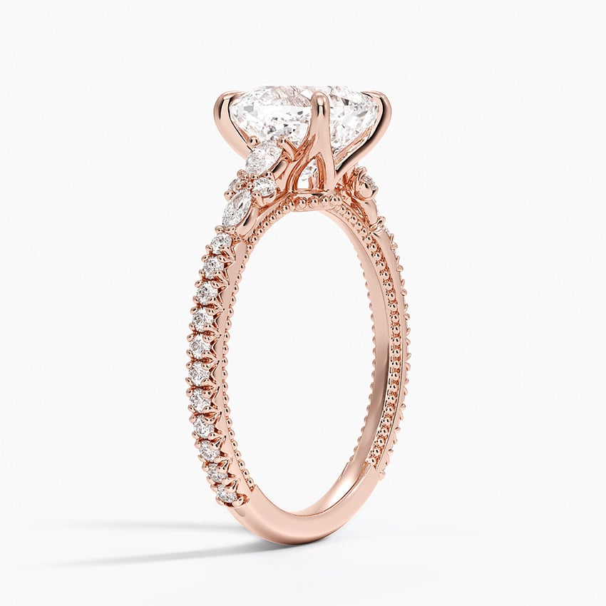 Floral Cluster Diamond Ring
