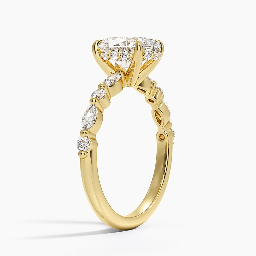 Versailles Hidden Halo Diamond Ring - Brilliant Earth