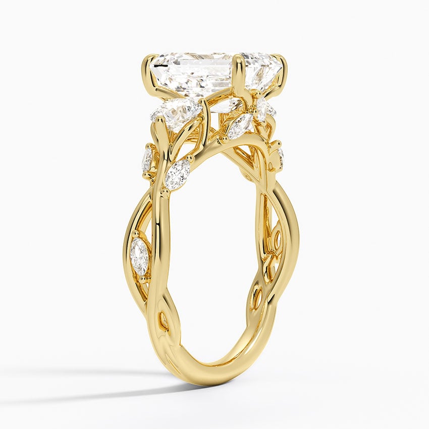 Secret Garden Three Stone Diamond Ring