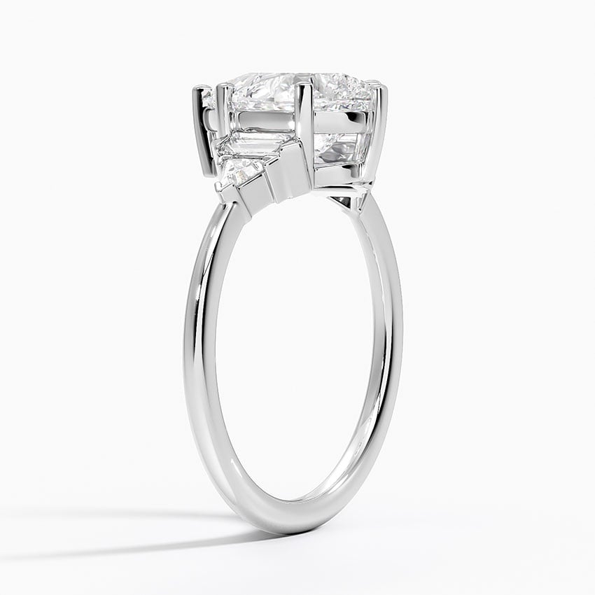 18K White Gold Edie Art Deco Diamond Ring