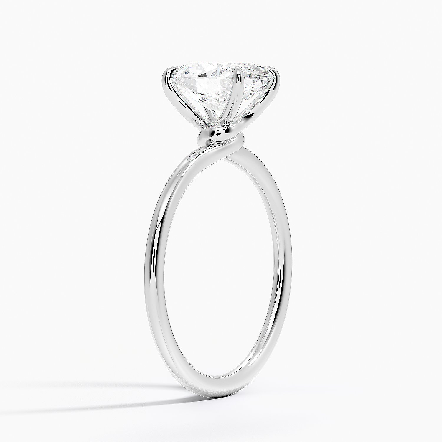 Love Knot Solitaire Ring
