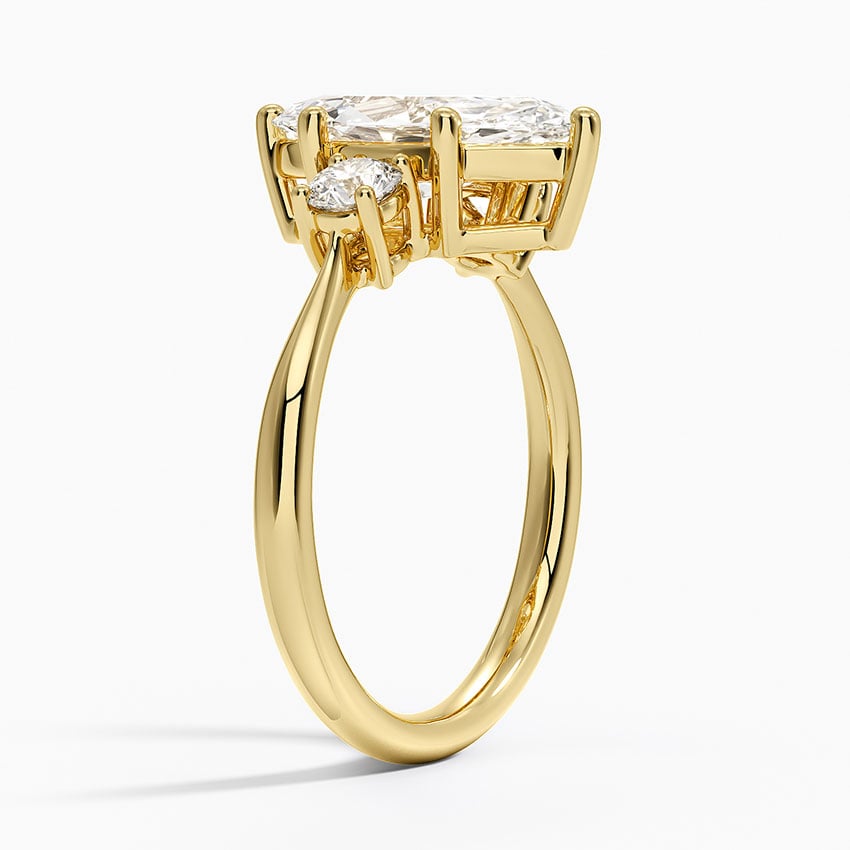 Serena Three Stone Diamond Ring - Brilliant Earth