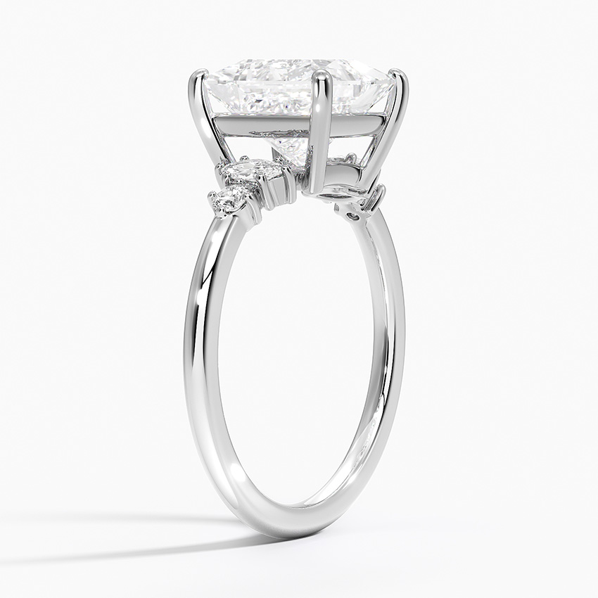 18K White Gold Miroir Diamond Ring