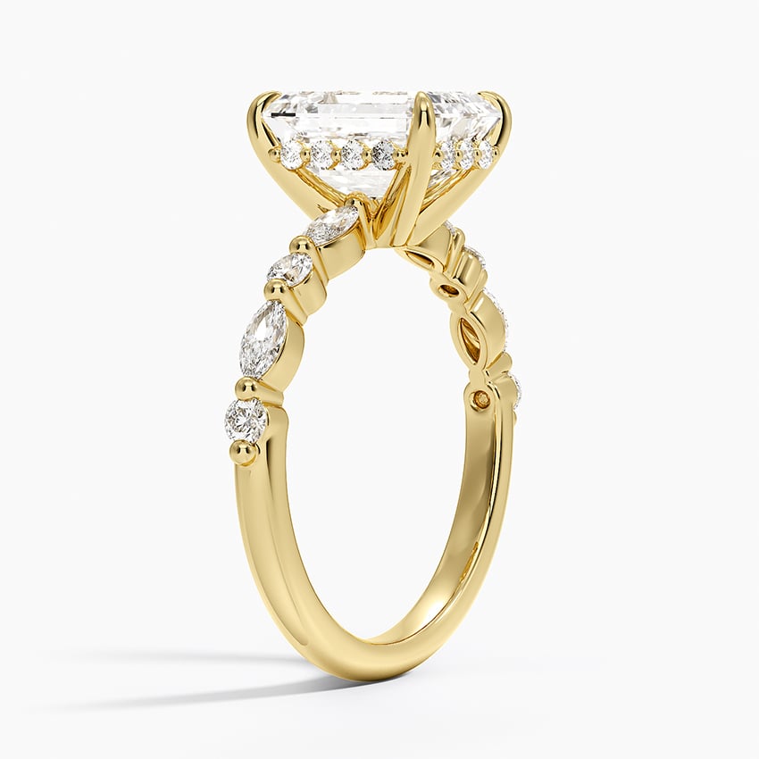 Versailles Hidden Halo Diamond Ring - Brilliant Earth