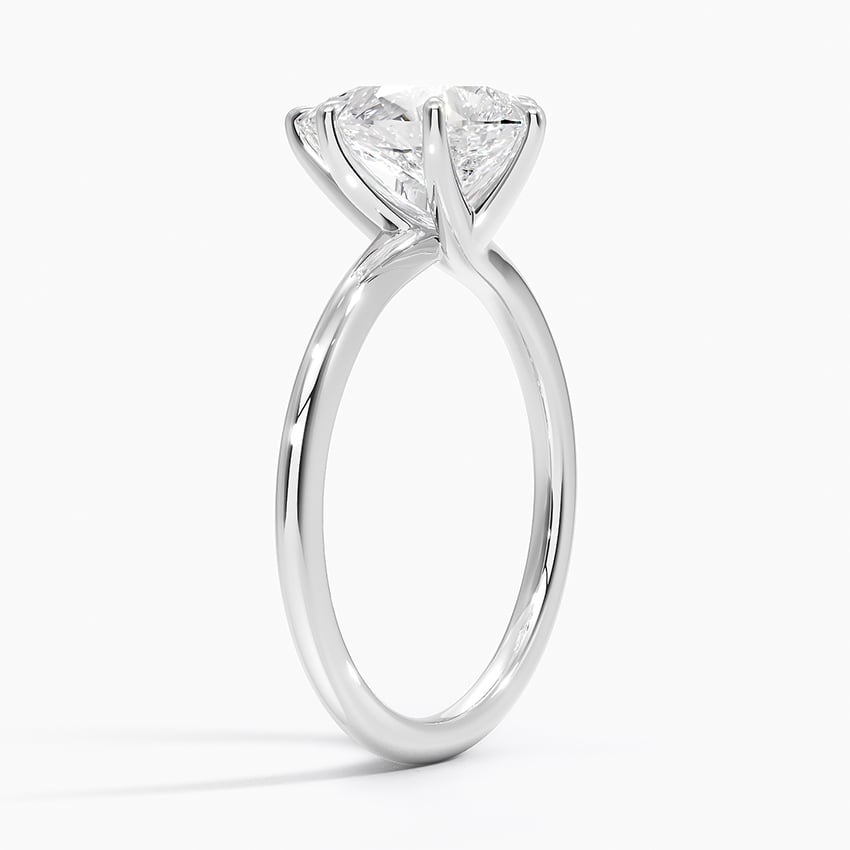 18K White Gold Monsella Solitaire Ring
