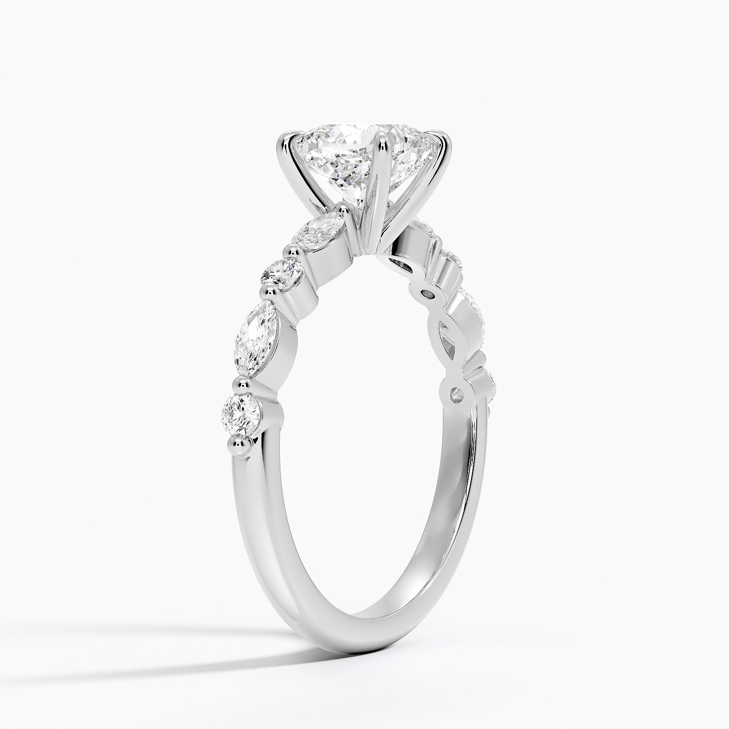 Platinum Versailles Half-Coverage Diamond Ring (1/3 ct. tw.)