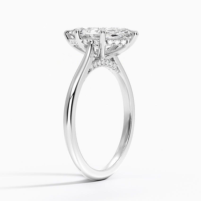18K White Gold Dawn 1.5mm Diamond Ring