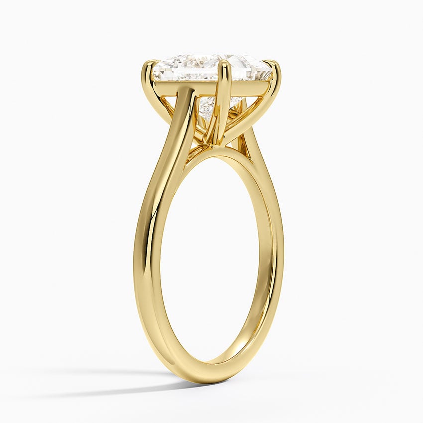 2mm Provence Solitaire Ring