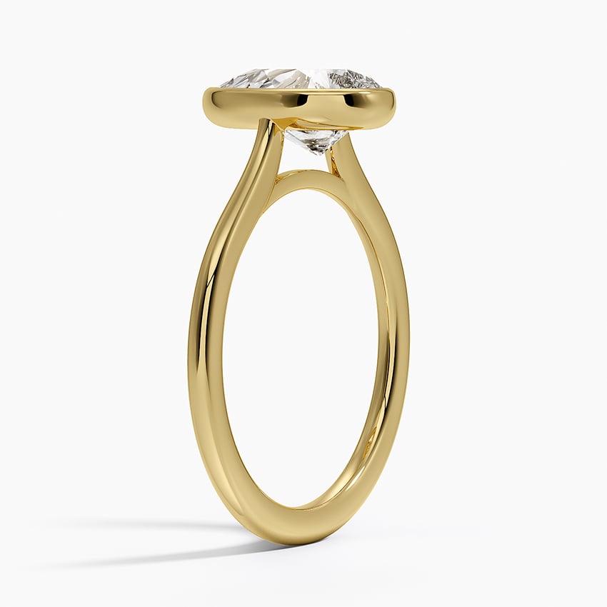 Petite Luna Bezel Ring - Brilliant Earth
