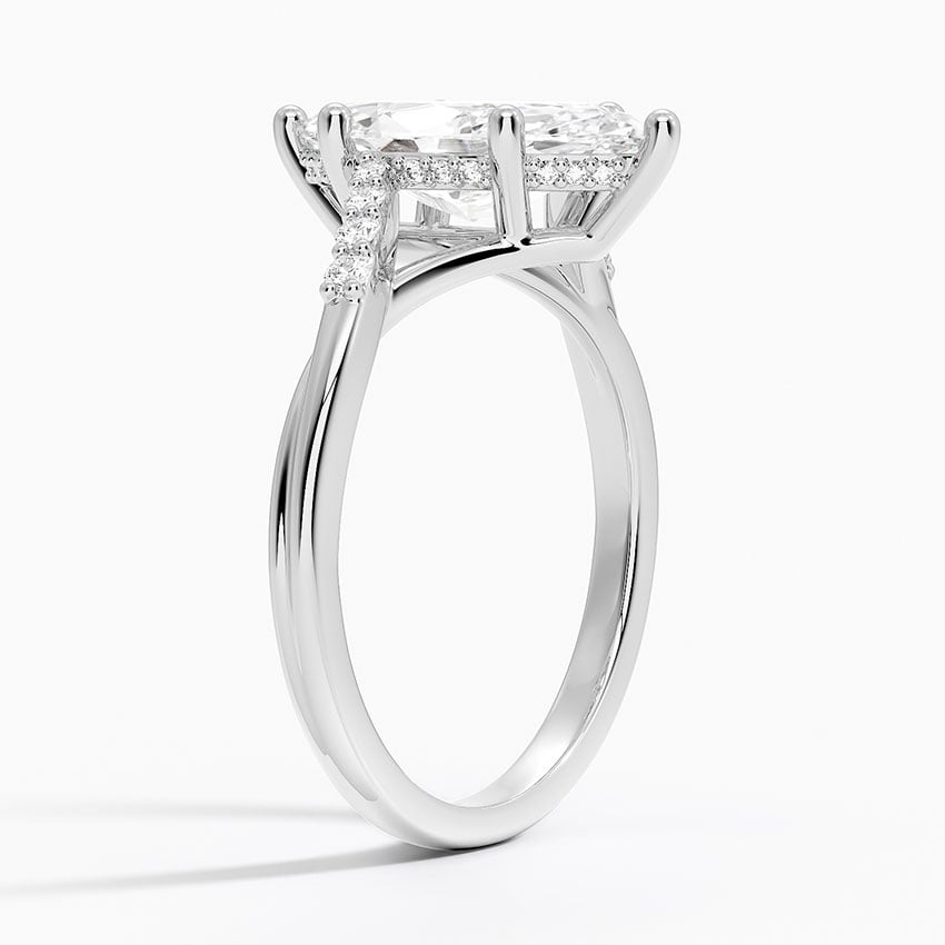Chamise Hidden Halo Diamond Ring