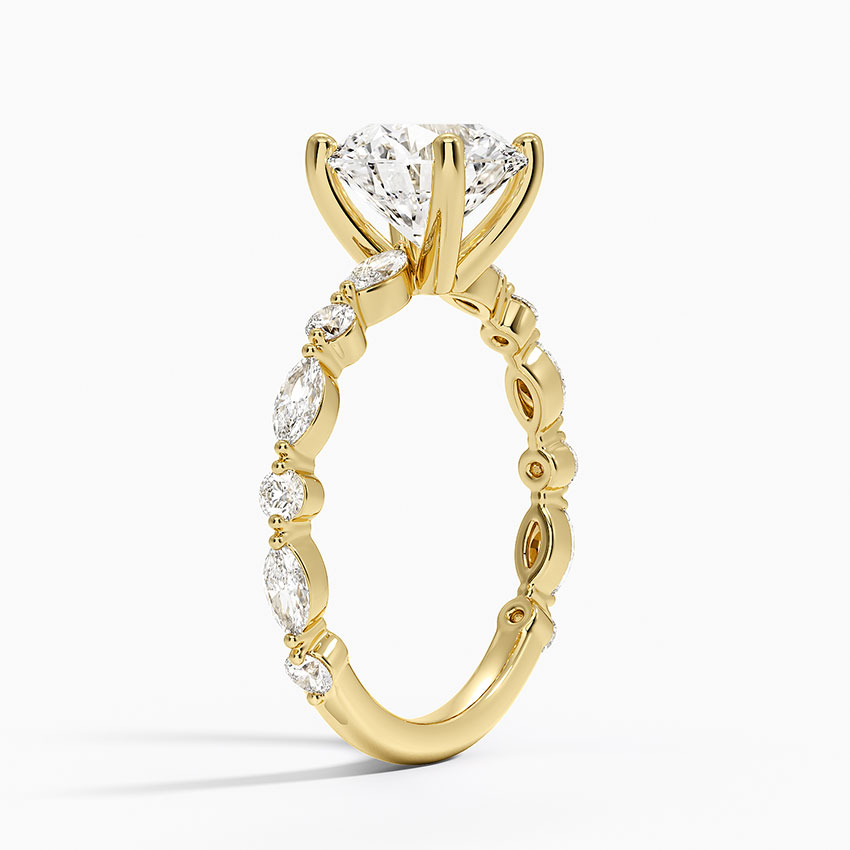 18K Yellow Gold Luxe Versailles Diamond Ring (1/2 ct. tw.)