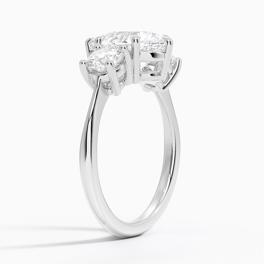 Three Stone Diamond Engagement Ring