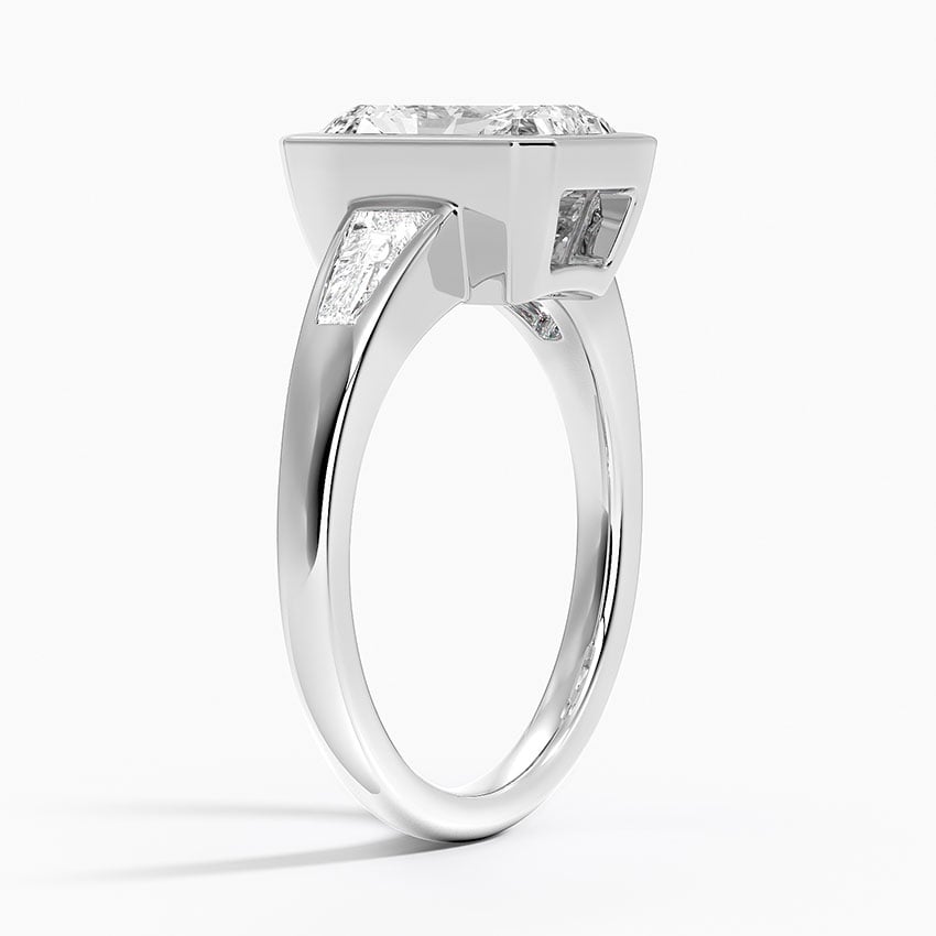 Platinum Hayes Three Stone Baguette Diamond Ring (1/2 ct. tw.)