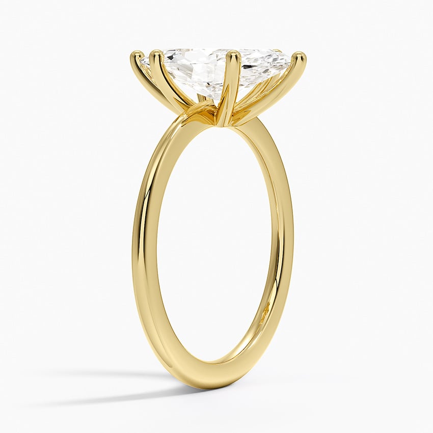 Thin Band Engagement Ring - Aimee