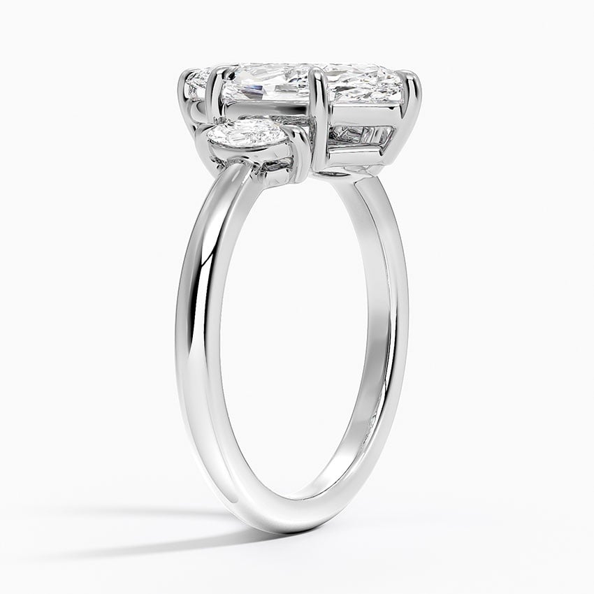 Sasha Three Stone Marquise Diamond Ring