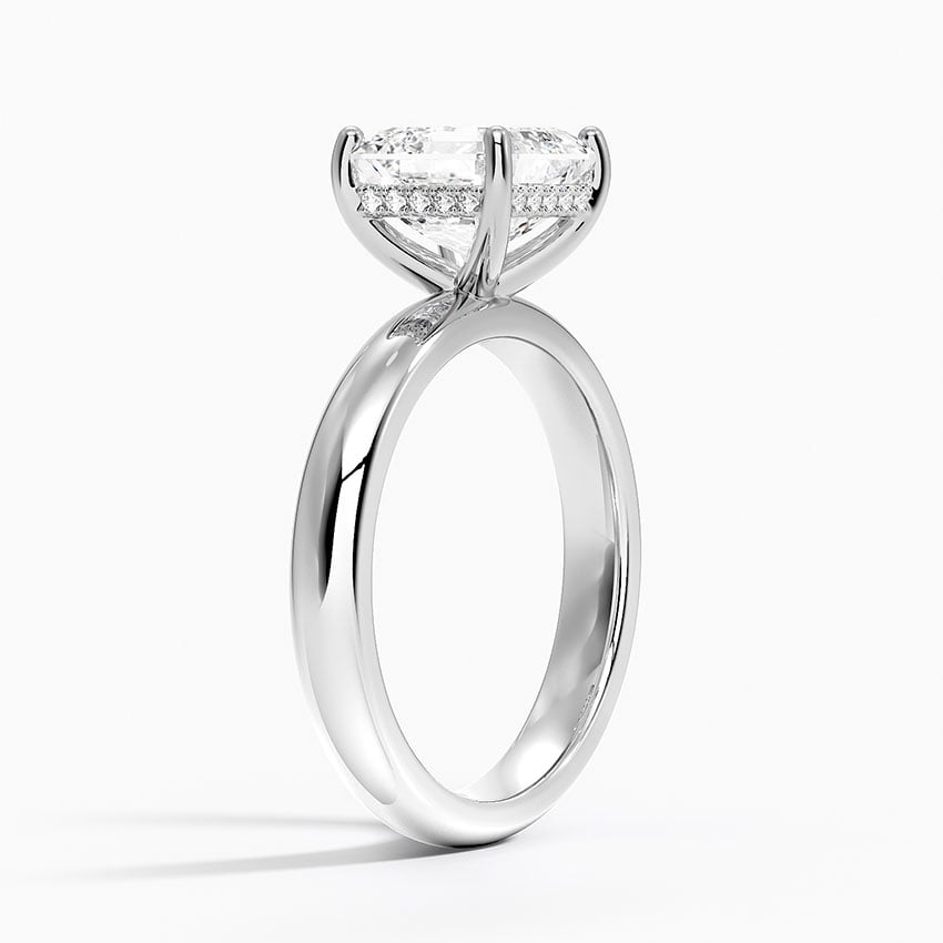 18K White Gold Sydney Perfect Fit Halo 3mm Diamond Ring