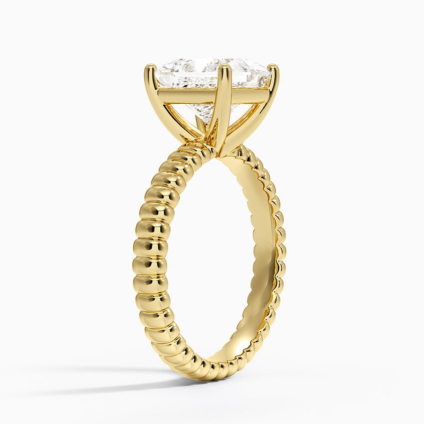 Petra Textured Solitaire Ring