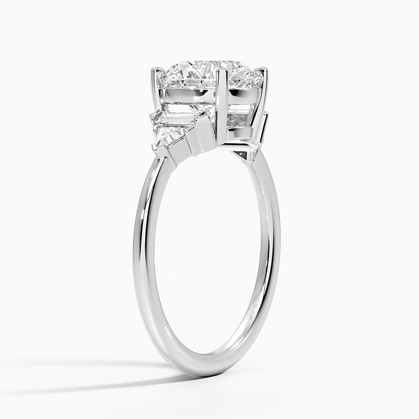 Platinum Edie Art Deco Diamond Ring