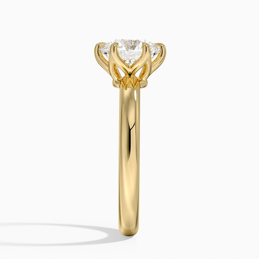 18K Yellow Gold Esme 2.5mm Solitaire Ring