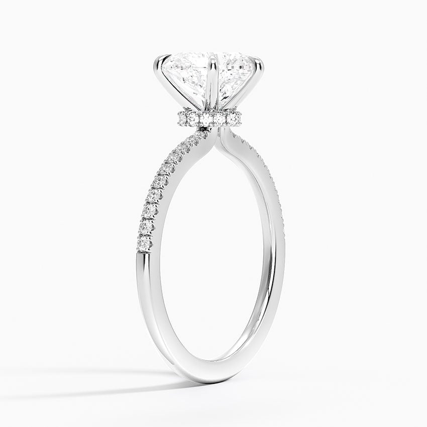 Classic Hidden Halo Diamond Setting