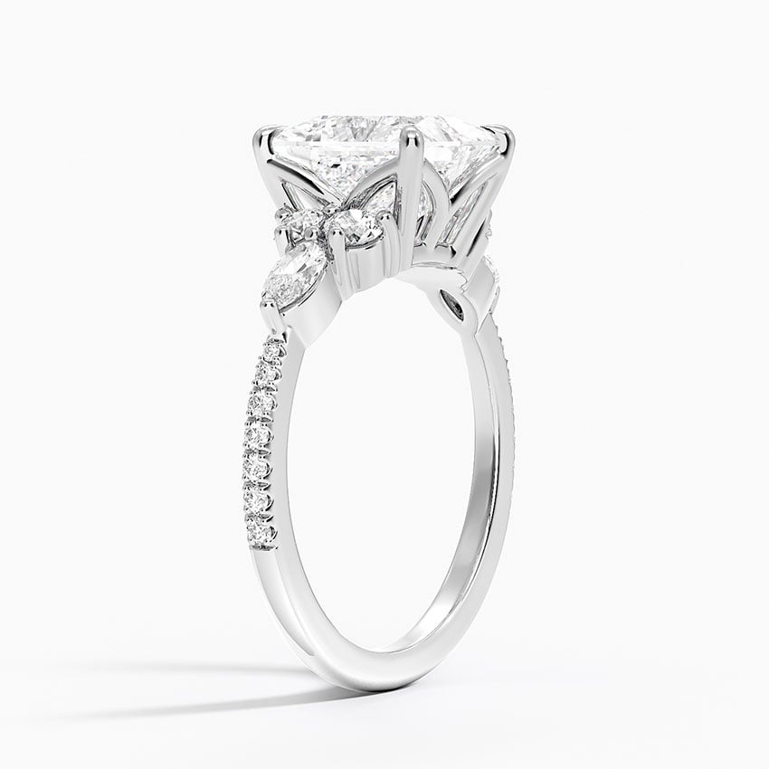Luxe Marquise and Round Diamond Setting