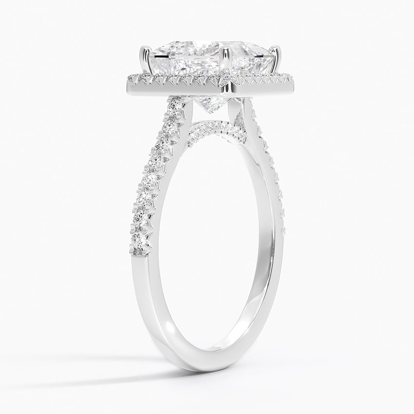 Adorned Odessa Halo Diamond Ring - Brilliant Earth