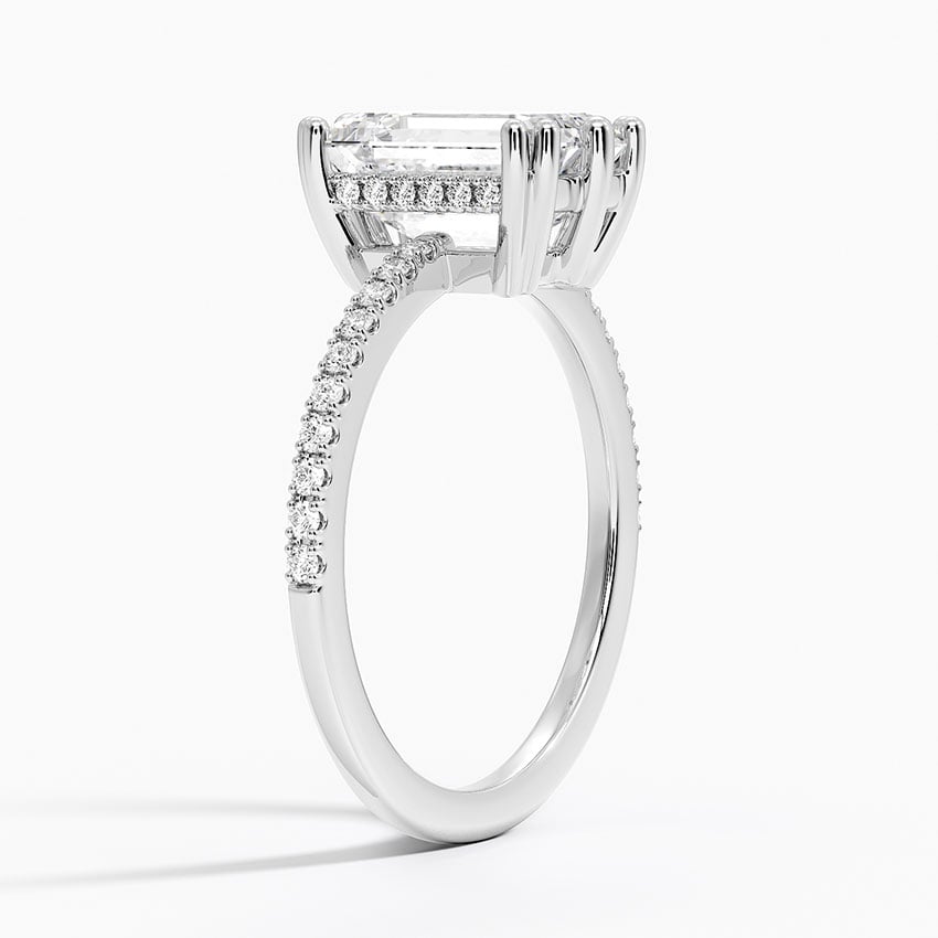 Luxe Kalina Hidden Halo Diamond Ring