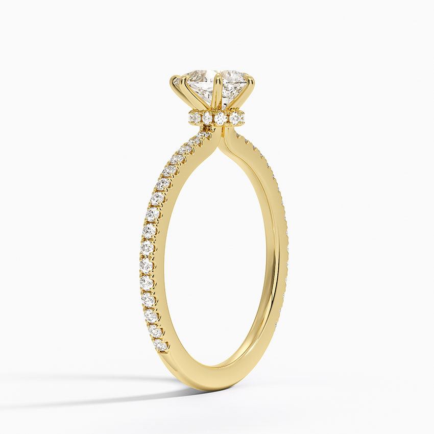 18K Yellow Gold Demi Diamond Ring (1/3 ct. tw.)