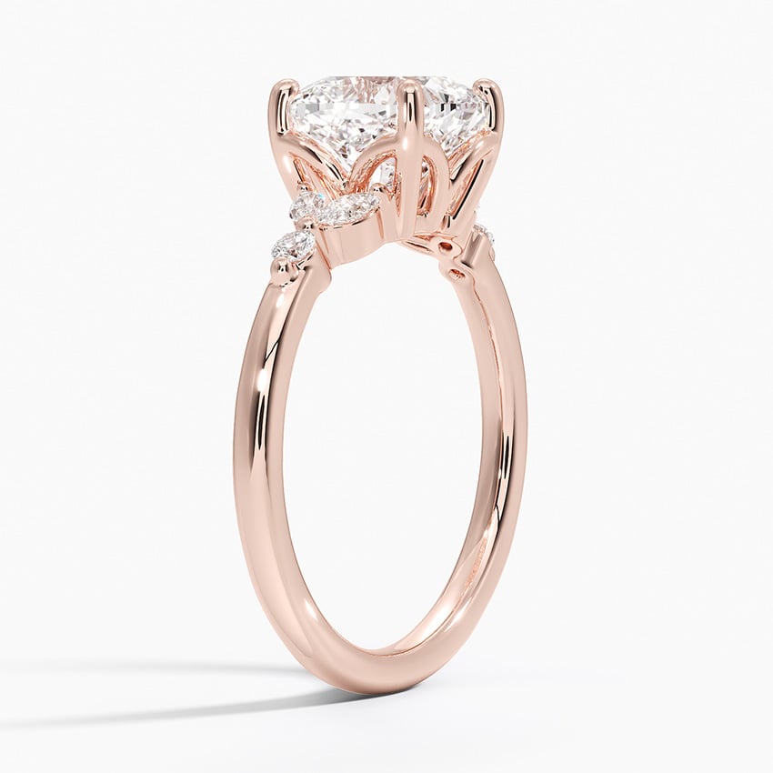 14K Rose Gold Verbena Diamond Ring