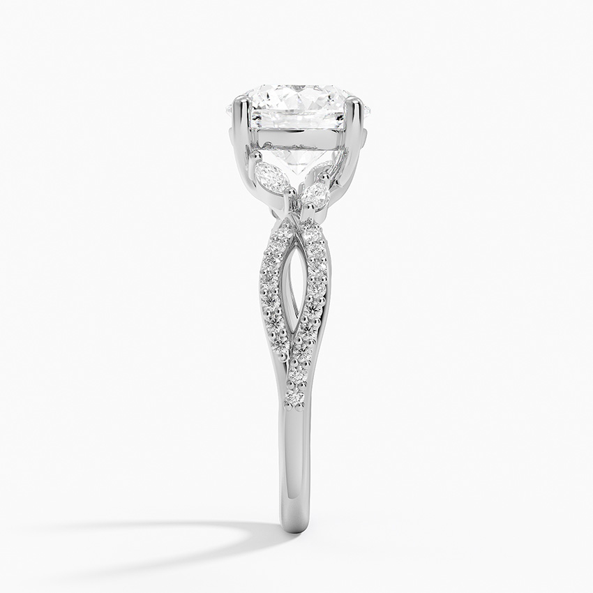 Platinum Luxe Willow Diamond Ring (1/4 ct. tw.)