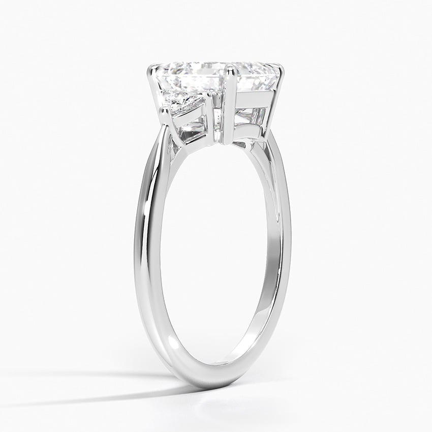Trillion Three Stone Diamond Ring
