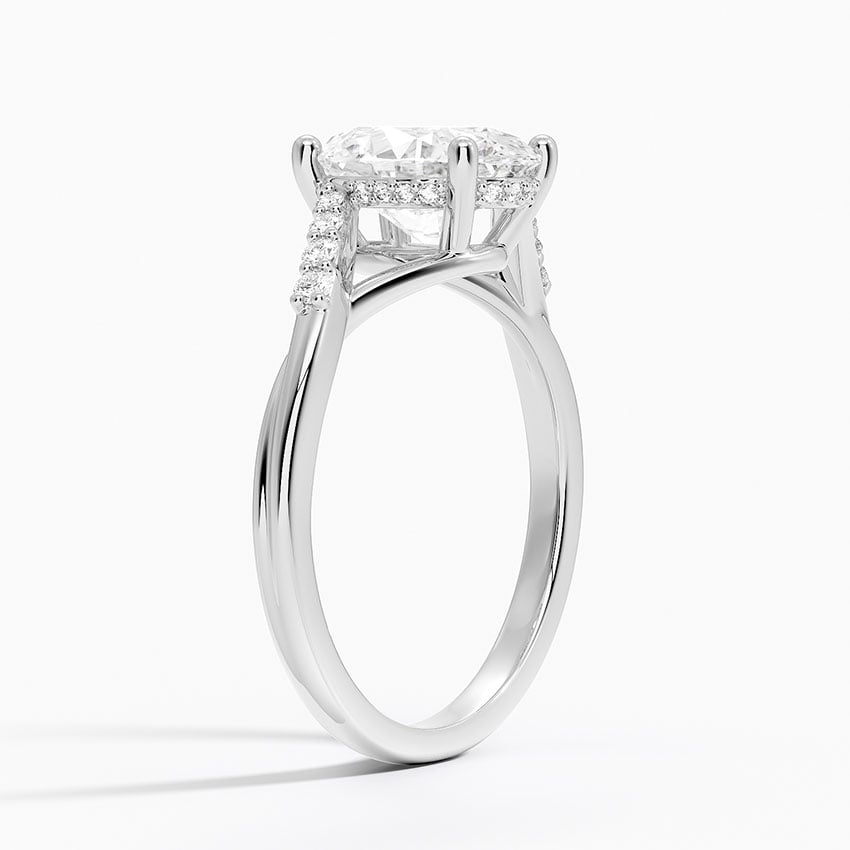 Chamise Hidden Halo Diamond Ring