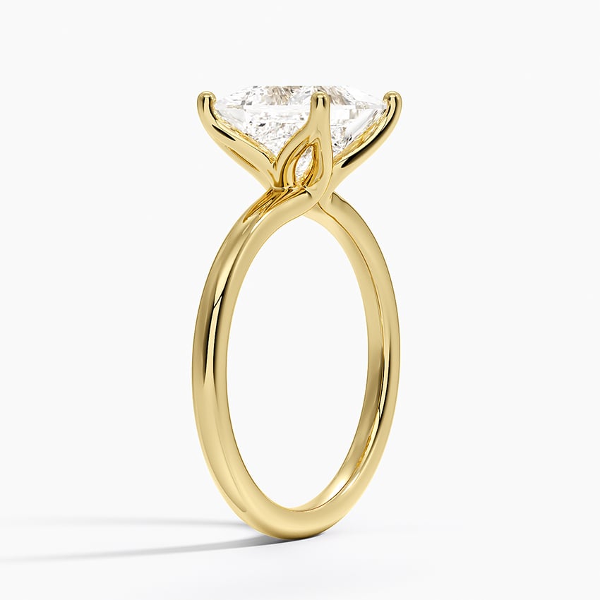 Fleur Solitaire Ring