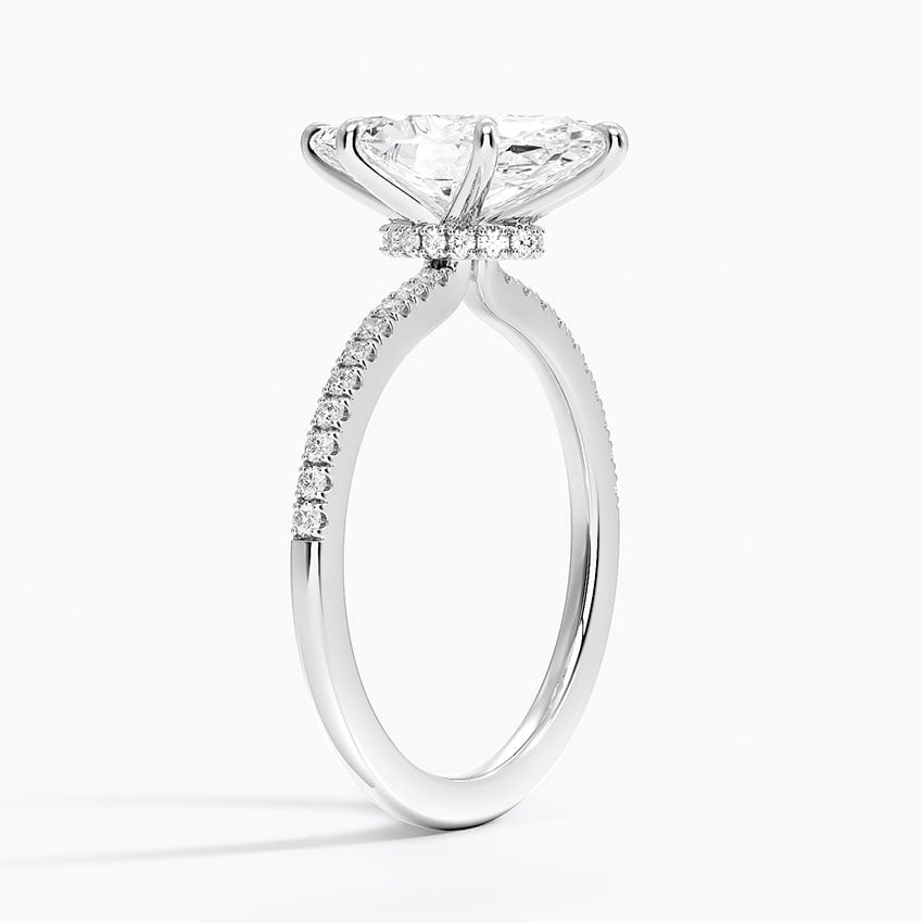 Classic Hidden Halo Diamond Setting
