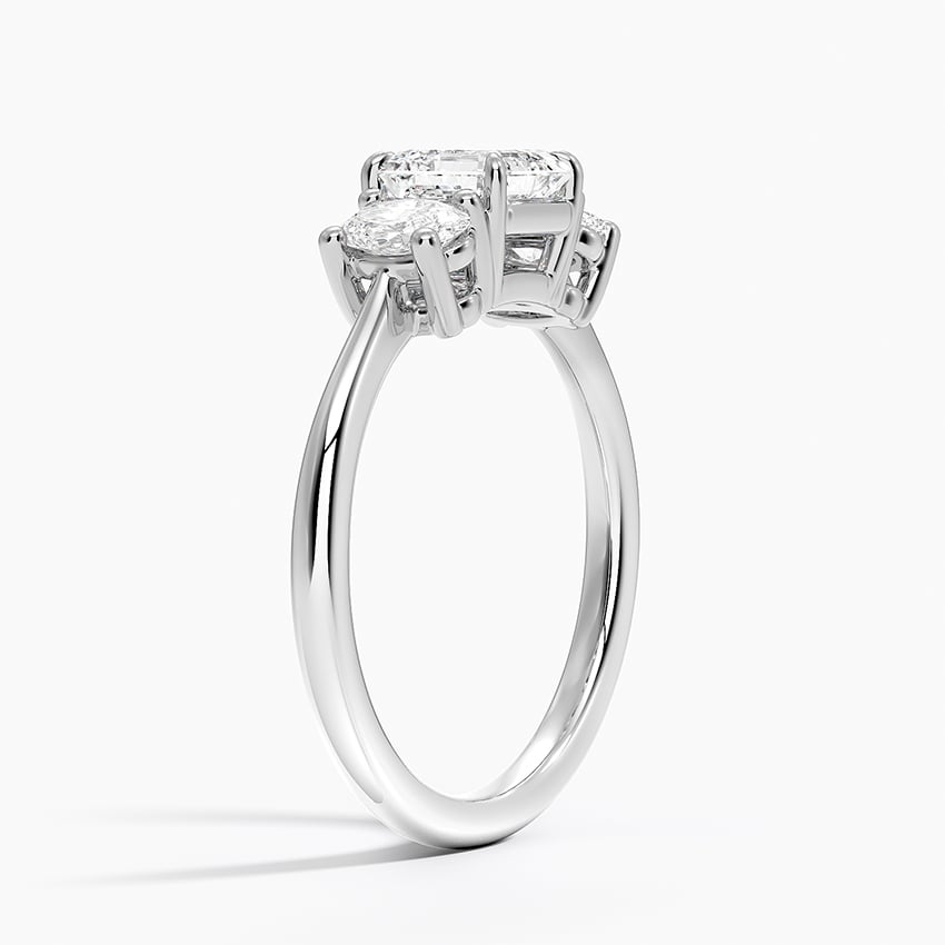 Oval-Cut Three Stone Diamond Ring