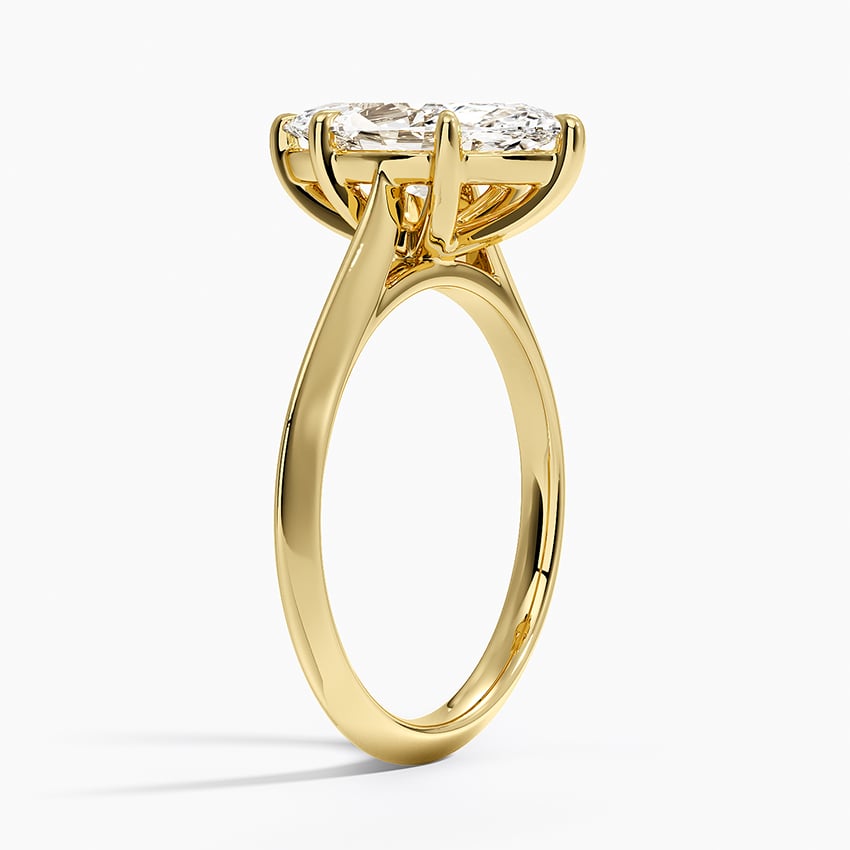 Piper Knife Edge Solitaire Ring