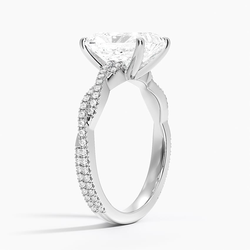 Scalloped Engagement Ring