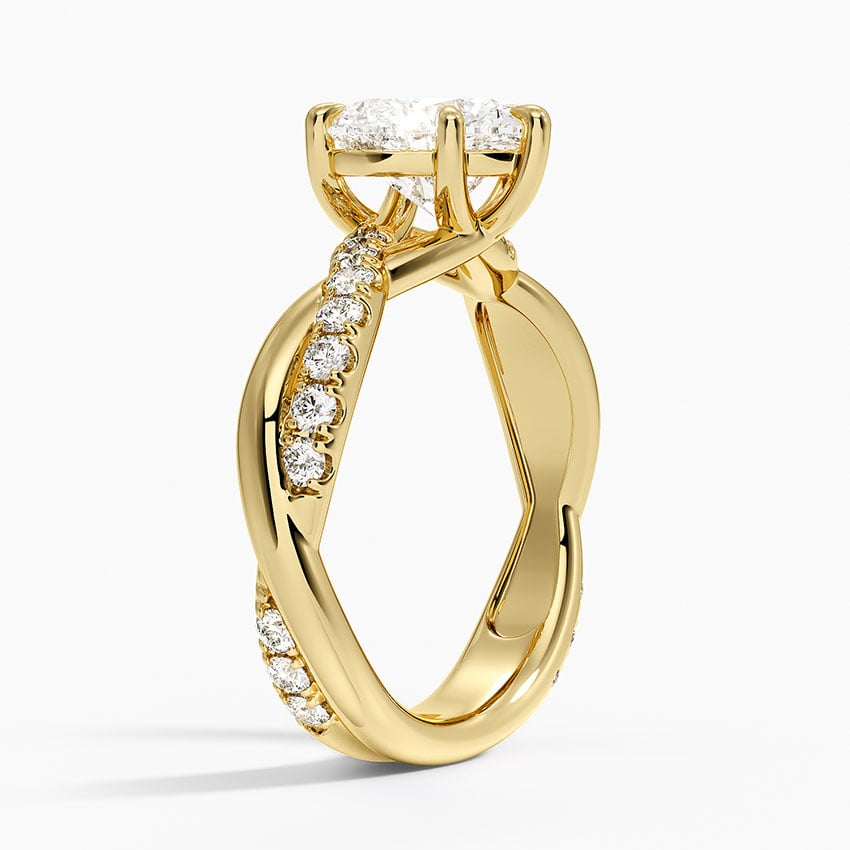 Cascade Twisted Diamond Ring
