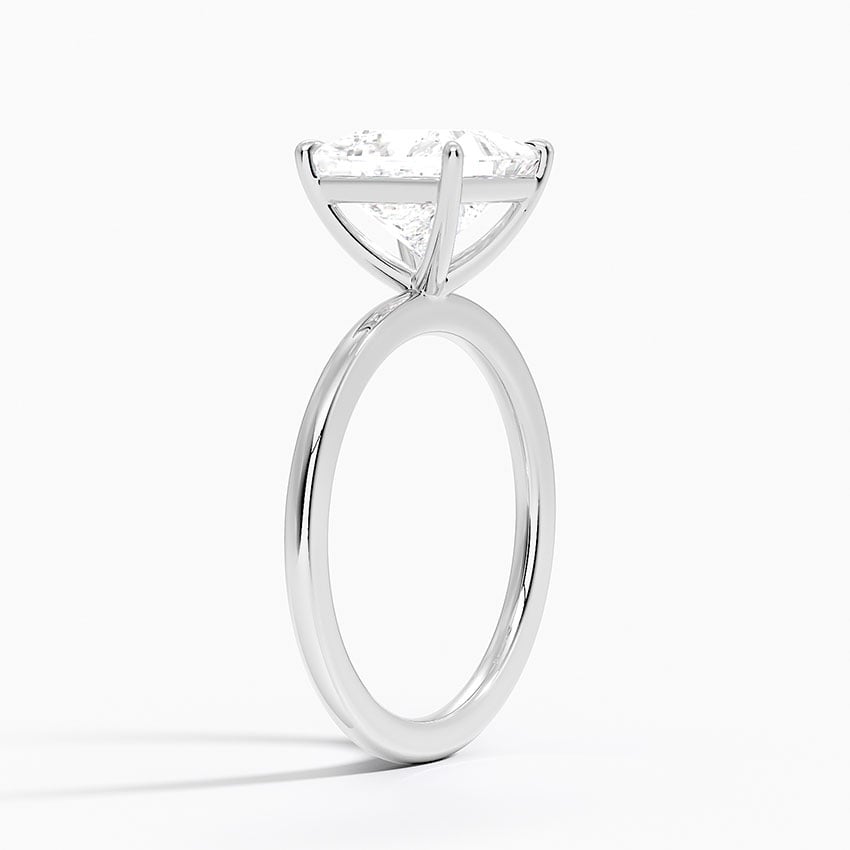 18K White Gold Audrey Perfect Fit 1.4mm Solitaire Ring