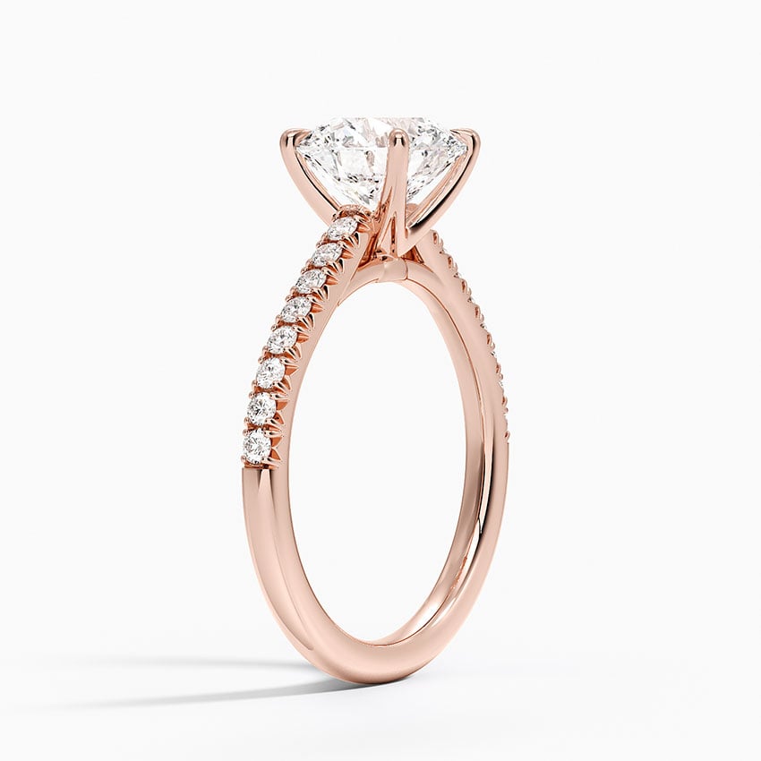 14K Rose Gold Delicate Sienna Diamond Ring