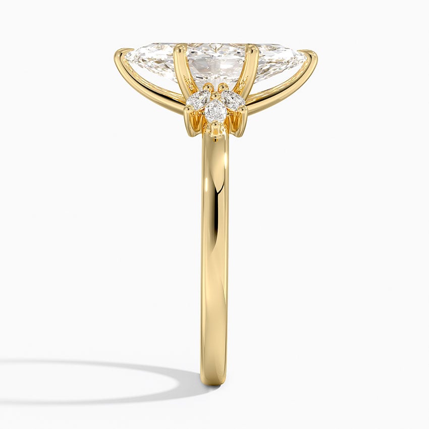 18K Yellow Gold Stella Diamond Ring
